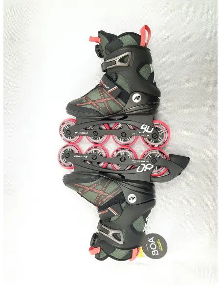 Damskie Rolki Rekreacyjne K2 ALEXIS 80 BOA Fitness Wrotki Łyżwy 38 / 24.5cm