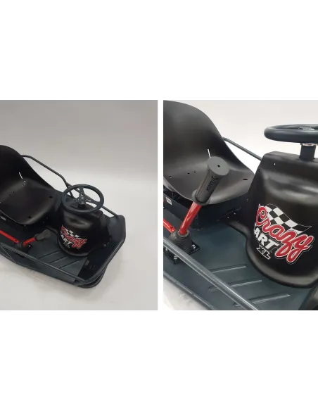 Razor Crazy Cart XL Elektrokart 8" 19 km/h 360° kierownica 36V 500W 16+ lat