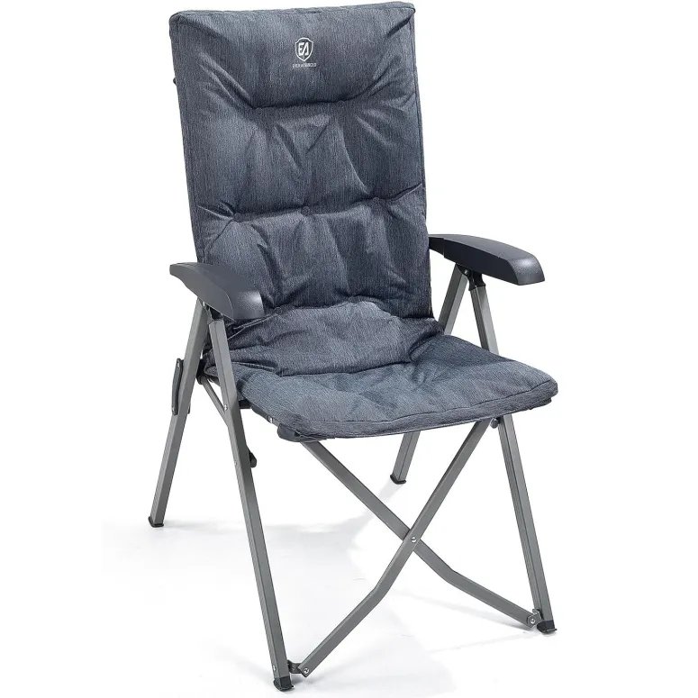 Krzesło Turystyczne Kempingowe Ever Advanced Solidne Aluminiowy Stelaż