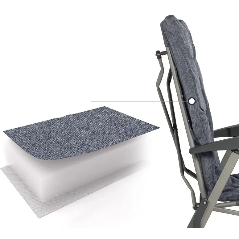 Krzesło Turystyczne Kempingowe Ever Advanced Solidne Aluminiowy Stelaż