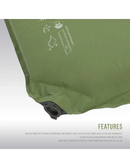 Samopomująca Mata Do Spania Vango Odyssey Epsom Green 200x130x10CM