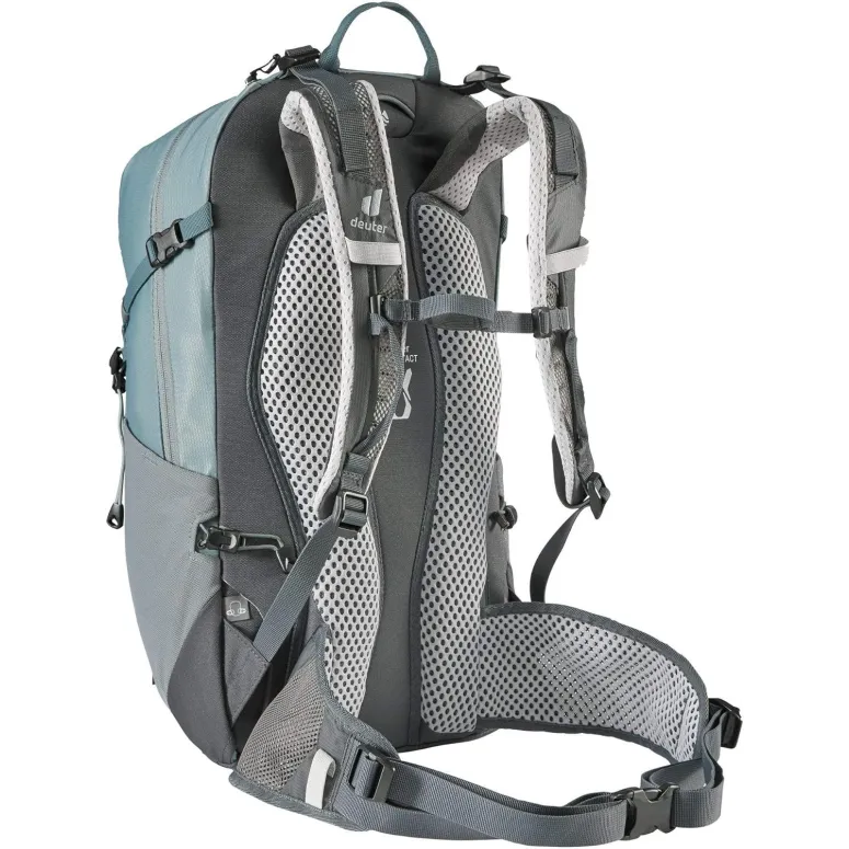 Plecak Turystyczny Damski Deuter Trail 24L Denim Pokrowiec Przeciwdeszczowy