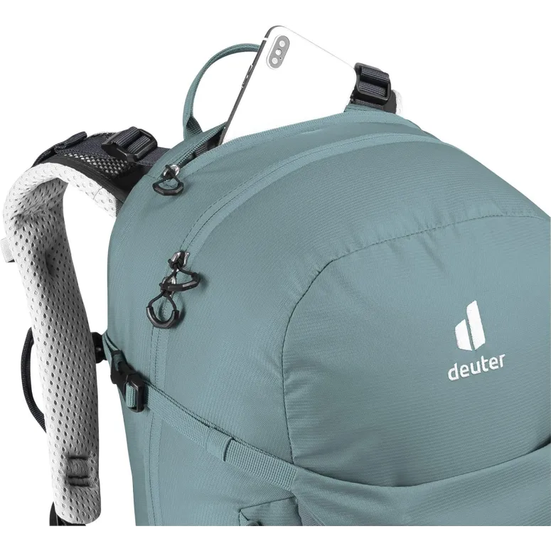 Plecak Turystyczny Damski Deuter Trail 24L Denim Pokrowiec Przeciwdeszczowy