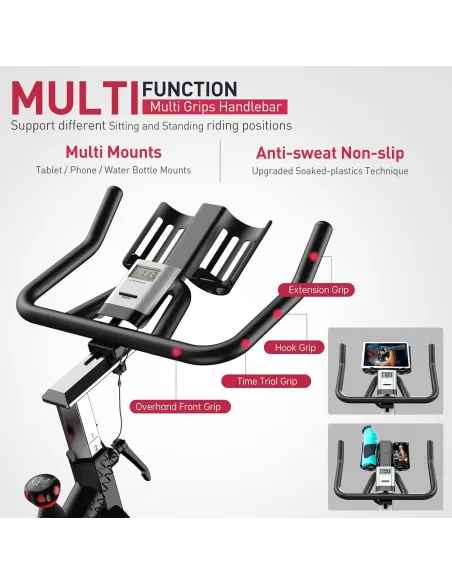 Rower Treningowy Magnetyczny Spinningowy JOROTO X2 Domowy Stacjonarny 136KG