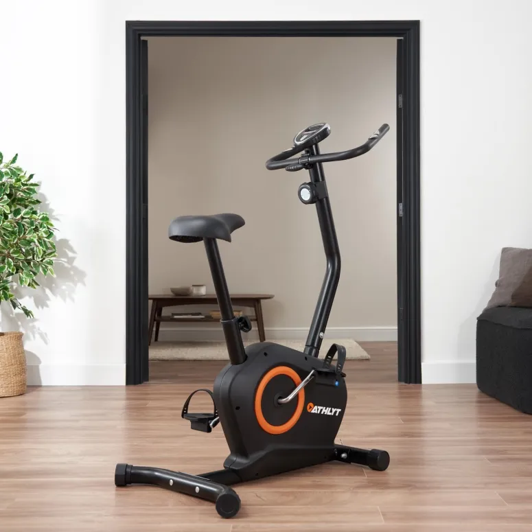 Rowerek Treningowy Stacjonarny ATHLYT K201 Magnetyczny Domowy Ekran 110kg