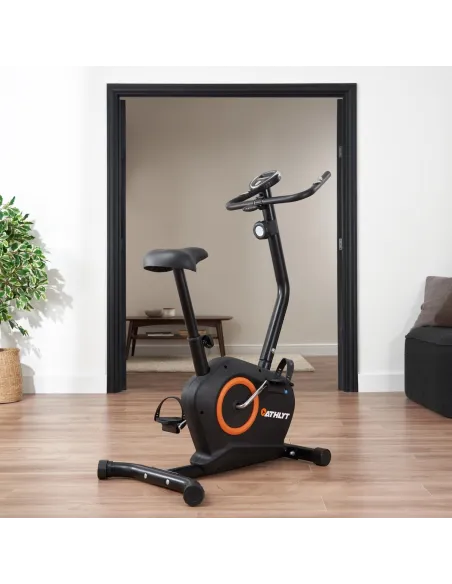 Rowerek Treningowy Stacjonarny ATHLYT K201 Magnetyczny Domowy Ekran 110kg