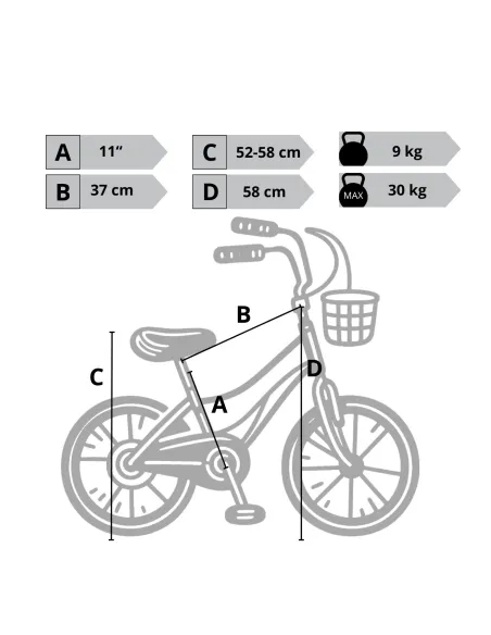 Rower Dziecięcy 14 Myszka Miki Dzwonek Bidon Tarcza Kółka Boczne V-brake