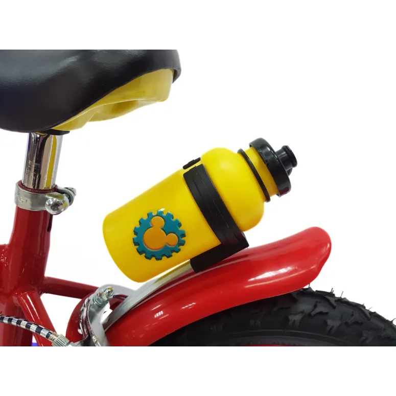 Rower Dziecięcy 14 Myszka Miki Dzwonek Bidon Tarcza Kółka Boczne V-brake