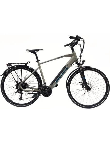 Elektryczny Rower Trekkingowy 28 Męski Hydraulika Cyngle Bagażnik Światła