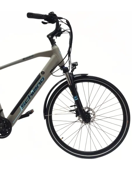 Elektryczny Rower Trekkingowy 28 Męski Hydraulika Cyngle Bagażnik Światła