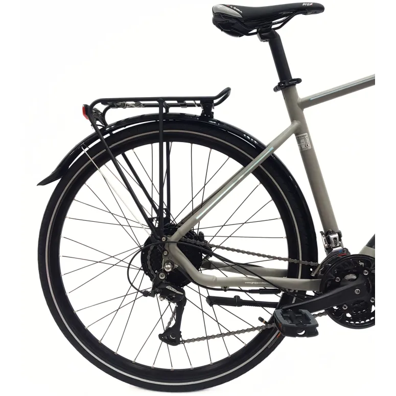 Elektryczny Rower Trekkingowy 28 Męski Hydraulika Cyngle Bagażnik Światła