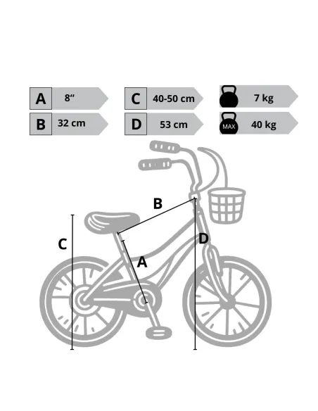 Rower Dziecięcy 12" Stal V-brake Rowerek Dla Dziewczynki Bagażnik Na Lalki