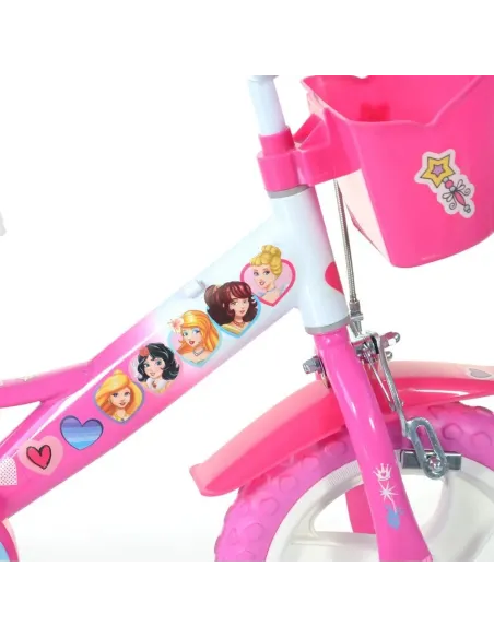 Rower Dziecięcy 12" Stal V-brake Rowerek Dla Dziewczynki Bagażnik Na Lalki