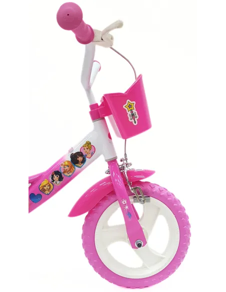 Rower Dziecięcy 12" Stal V-brake Rowerek Dla Dziewczynki Bagażnik Na Lalki