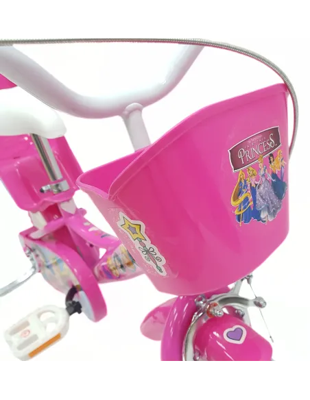 Rower Dziecięcy 12" Stal V-brake Rowerek Dla Dziewczynki Bagażnik Na Lalki