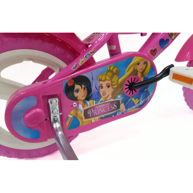 Rower Dziecięcy 12" Stal V-brake Rowerek Dla Dziewczynki Bagażnik Na Lalki