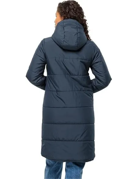 Płaszcz Ocieplany Damski Z Kapturem Jack Wolfskin DEUTZER COAT M