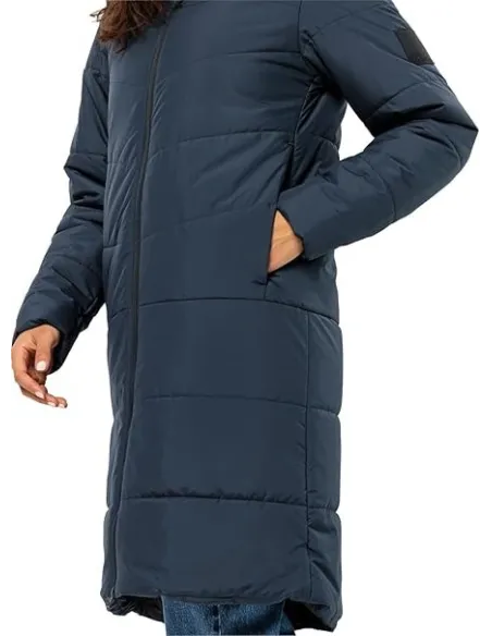 Płaszcz Ocieplany Damski Z Kapturem Jack Wolfskin DEUTZER COAT M