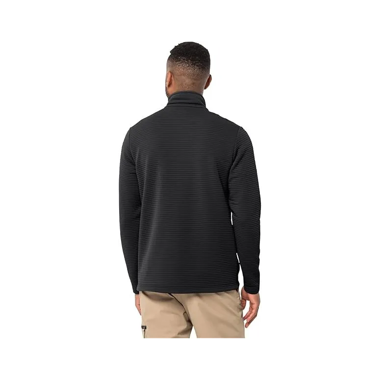 Bluza Trekkingowa Męska Polar Jack Wolfskin Modesto Turystyczna XXL Black