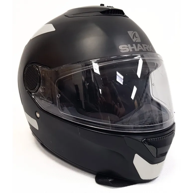 Kask Integralny Motocyklowy SHARK SPARTAN BLANK Matowy Włókno Szklane r. S