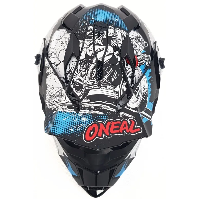 Kask Motocyklowy Dziecięcy Enduro MotoCross O'Neal 2SRS Villain r.S 49-50cm