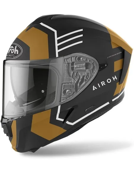 Kask Motocyklowy Integralny Airoh Spark Thrill Gold Matt Lekki r.XL (61-62)
