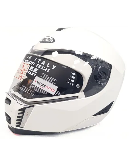 Kask Motocyklowy Szczękowy Caberg Sintesi White TG Lekki Unisex r. XXXL