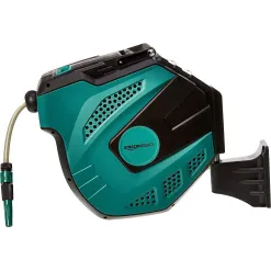 Wąż Ogrodowy Pojedynczy Ścienny Amazon Basics JC019 35m Automatyczny Bęben