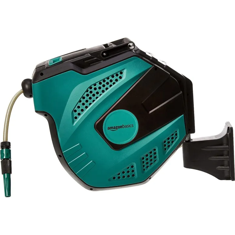 Wąż Ogrodowy Pojedynczy Ścienny Amazon Basics JC019 35m Automatyczny Bęben