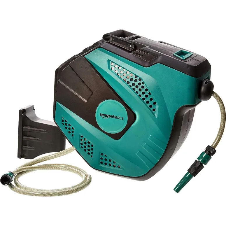 Wąż Ogrodowy Pojedynczy Ścienny Amazon Basics JC019 35m Automatyczny Bęben