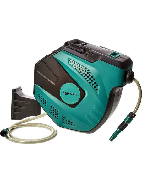 Wąż Ogrodowy Pojedynczy Ścienny Amazon Basics JC019 35m Automatyczny Bęben