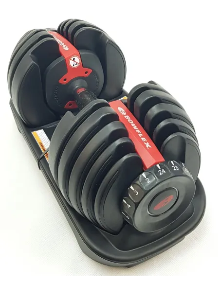 Hantla Regulowana Bowflex SelectTech 552i 2-24kg Aplikacja Antypoślizgowa