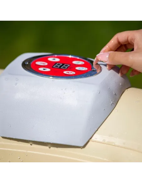 Basen Nadmuchiwany Easy Zone Spa Z Hydromasażem Wypoczynek Owalny 190x120cm