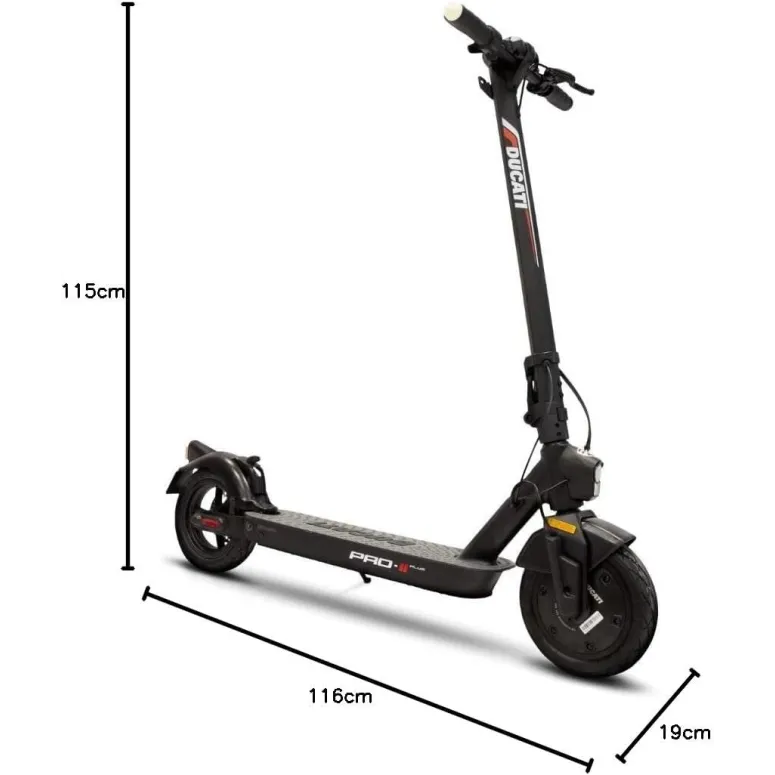 Hulajnoga Elektryczna Ducati Pro-II Plus 350W 20km/h 7,8Ah Zasięg Do 25 KM