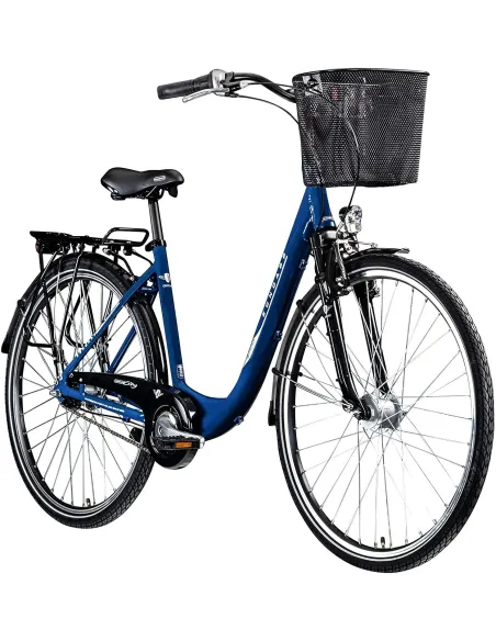 Rower Miejski Damski 28 Nexus 7 Aluminiowy Kontra Oświetlenie Bagaż Dzwonek