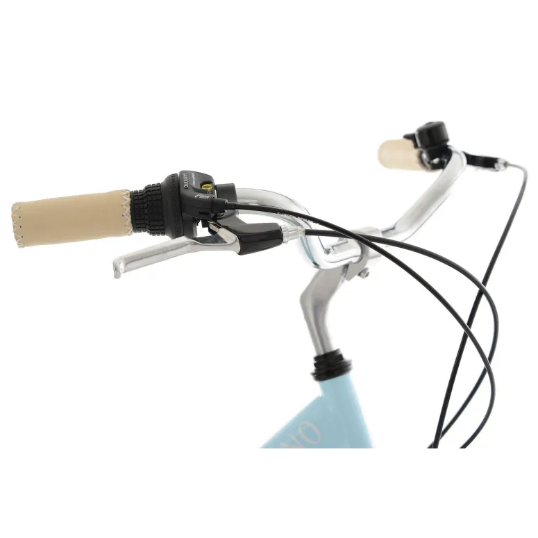 Damski Rower Miejski 28 Retro Bagażnik 6 Biegów