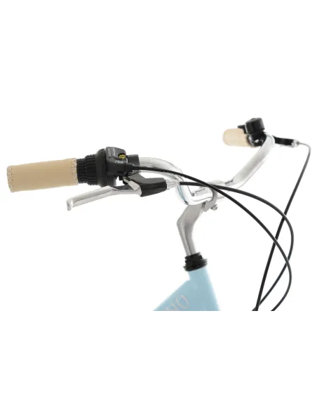 Damski Rower Miejski 28 Retro Bagażnik 6 Biegów