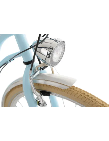 Damski Rower Miejski 28 Retro Bagażnik 6 Biegów