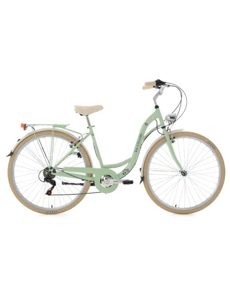 Damski Rower Miejski 28 Retro Bagaż 6 Bieg Stopka