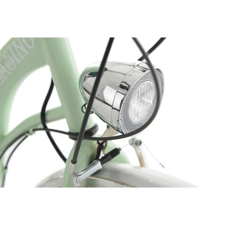 Damski Rower Miejski 28 Retro Bagaż 6 Bieg Stopka