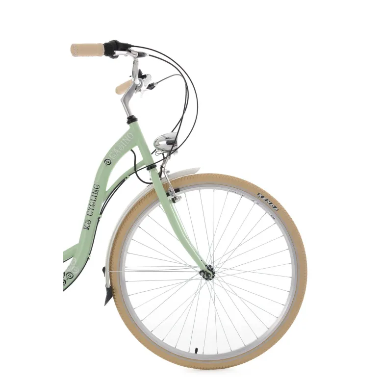 Damski Rower Miejski 28 Retro Bagaż 6 Bieg Stopka