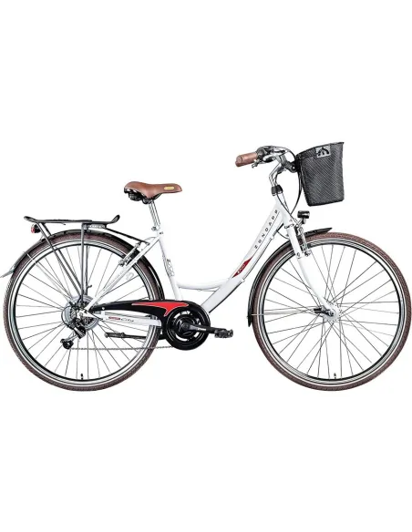 Rower Miejski Damski 28 Damka Dynamo Koszyk 6 Bieg