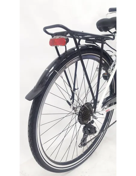 Rower Miejski Damski 28 Damka Dynamo Koszyk Stopka Błotniki Bagaż Dzwonek