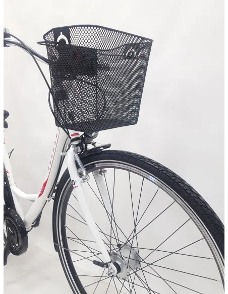 Rower Miejski Damski 28 Damka Dynamo Koszyk Stopka Błotniki Bagaż Dzwonek
