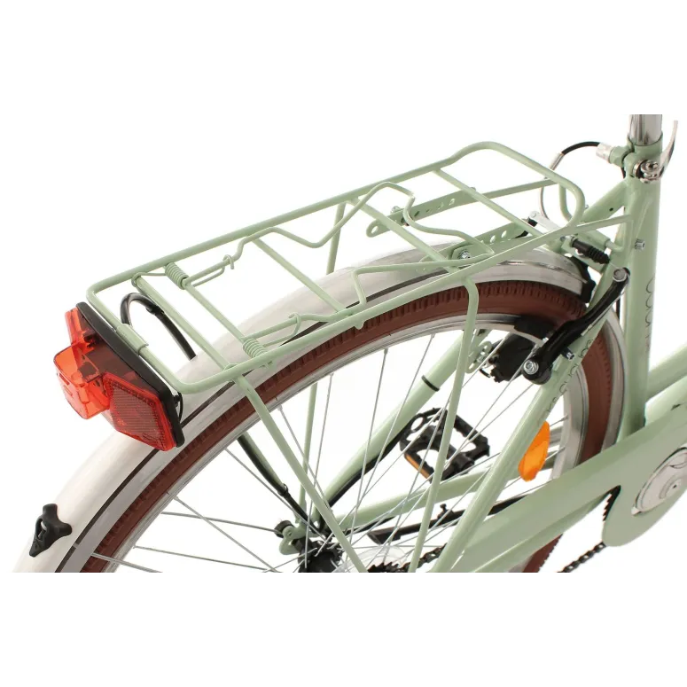 Damski Rower Miejski 28 Oświetlenie Bagażnik Damka