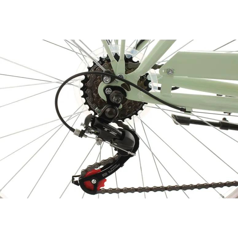 Damski Rower Miejski 28 Oświetlenie Bagażnik Damka