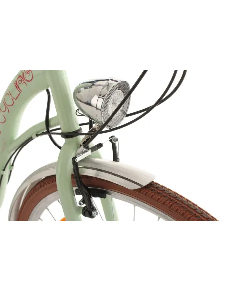 Damski Rower Miejski 28 Oświetlenie Bagażnik Damka