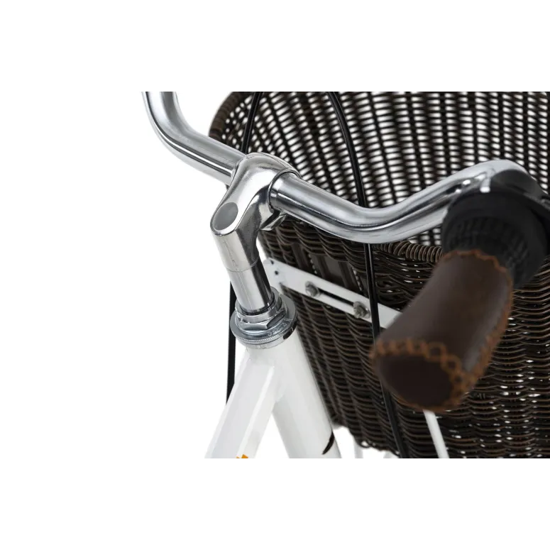 Damski Rower Miejski 26 Retro Kosz 6 bieg Światła