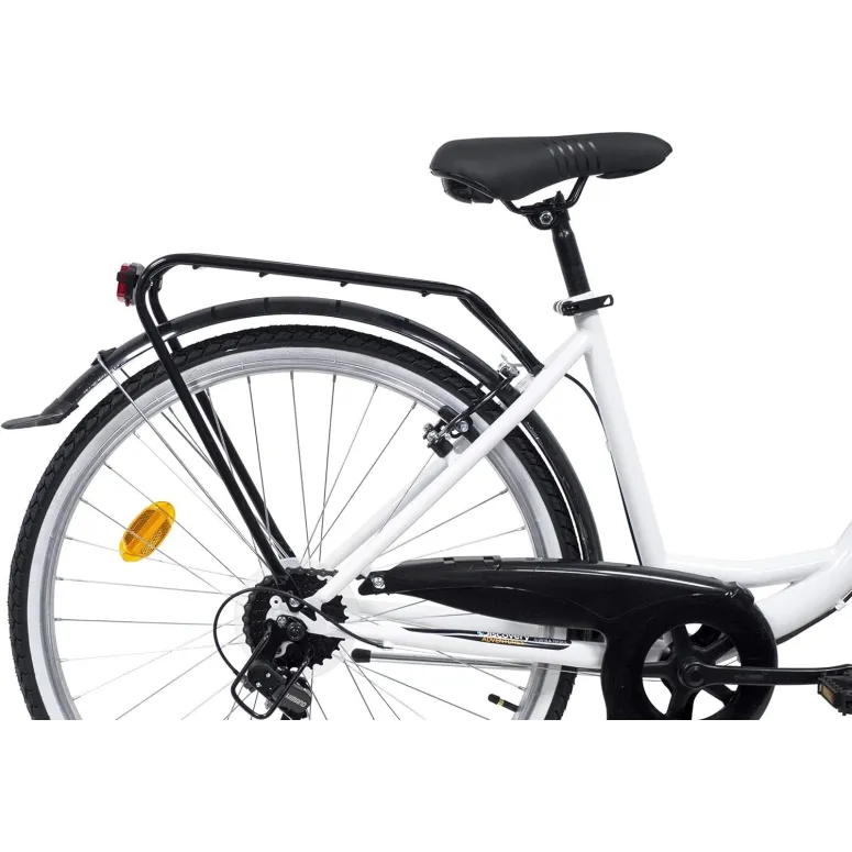 Rower Miejski Damski 26 Stal Koszyk Holenderka Akcesoria Damka