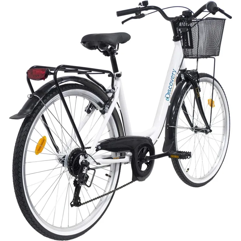 Rower Miejski Damski 26 Stal Koszyk Światła Holenderka Akcesoria Damka